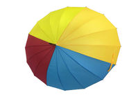 Çift Gölgelik Ahşap Sopa Şemsiye Metal Çerçeve Ahşap İpuçları Özel Logo Tedarikçi