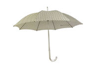 Siyah Metal Kaburga J Kolu Şemsiye, Rüzgar Geçirmez Golf Şemsiyeleri Özel Tasarım Tedarikçi