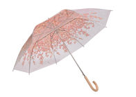 33 inç Şeffaf Plastik Yağmur Şemsiyeleri 97cm Kolayca Çalışır Tedarikçi