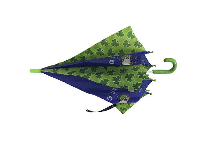 Polyester Ipek Kumaş Kumaş Sevimli Çocuk Şemsiye, Çocuklar Kompakt Şemsiye Metal Kaburga Tedarikçi