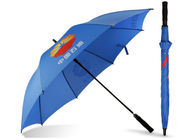 Mavi Rüzgar Geçirmez Golf Şemsiyeleri, Promosyon Golf Şemsiyeleri Suya Dayanıklı Tedarikçi